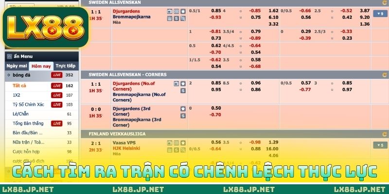 Soi Kèo Bóng Đá - Chiêu Độc Ép Nhà Cái Chung Tiền Sớm 3 Cách tìm ra trận có chênh lệch thực lực