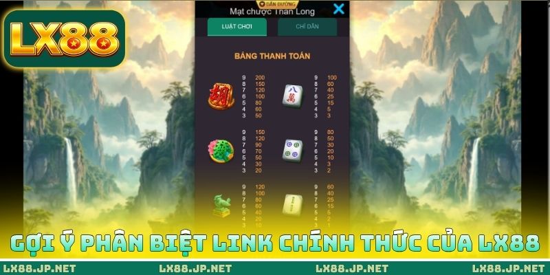Link Chính Thức Của LX88 - Dấu Hiệu Nhận Biết Khác Nhau 3 Gợi ý phân biệt Link chính thức của LX88