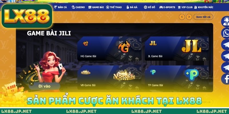 Sản phẩm cược ăn khách tại LX88 Sản phẩm cược ăn khách tại LX88