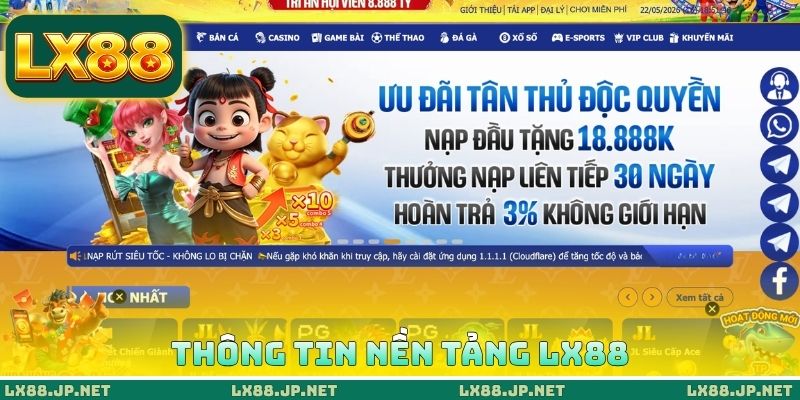 Thông tin nền tảng LX88 Thông tin nền tảng LX88