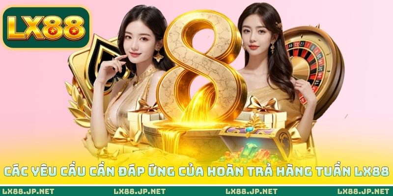 Các yêu cầu cần đáp ứng của hoàn trả hàng tuần LX88 Các yêu cầu cần đáp ứng của hoàn trả hàng tuần LX88